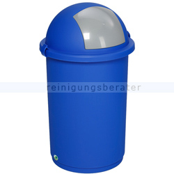 Mülleimer VAR Abfallbehälter Pushbin 50 L blau