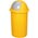 Zusatzbild Mülleimer VAR Abfallbehälter Pushbin 50 L gelb