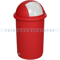 Mülleimer VAR Abfallbehälter Pushbin 50 L rot