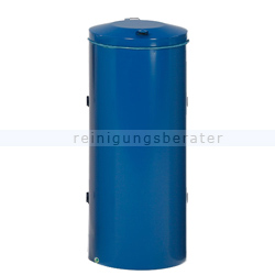 Mülleimer VAR Abfallsammler kompakt Doppeltür 120 L blau