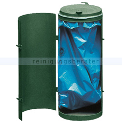 Mülleimer VAR Abfallsammler kompakt Einflügeltür 70 L grün
