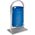 Zusatzbild Mülleimer VAR RB 004 Rohrbogenständer 60 L enzianblau