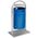 Zusatzbild Mülleimer VAR RB 006 Rohrbogenständer 60 L enzianblau