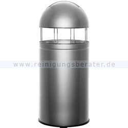 Mülleimer Wesco Big Cap 120 L neusilber