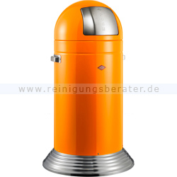 Mülleimer Wesco Big Push 120 L orange