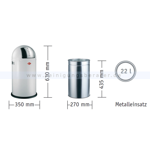 controleren correct Relatief Wesco Pushboy Junior 22 L brombeer 175531-36