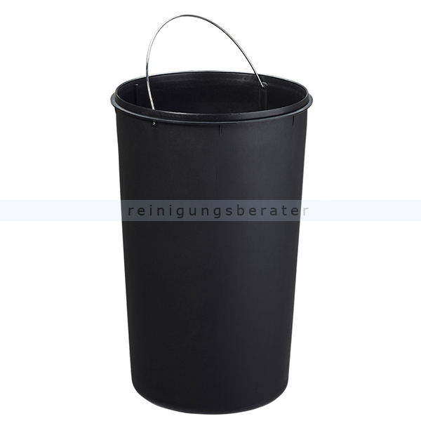 SALSA Rossignol Plastikeimer 40 L für Mülleimer Salsa 40 L Plastikeimer mit Metallgriff, schwarz 51881