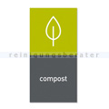 Mülleimer Zubehör Simplehuman Magnetschild compost