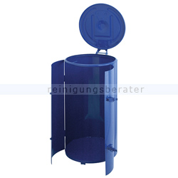 Müllsackständer 120 L mit Metallgehäuse, blau