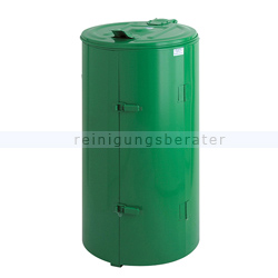 Müllsackständer 120 L mit Metallgehäuse, grün