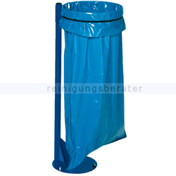 Müllsackständer VAR Standgerät mit Bodenfestigung blau