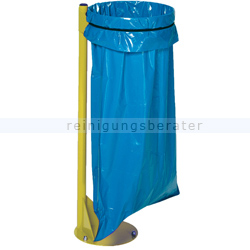 Müllsackständer VAR Standgerät mit Bodenfestigung gelb