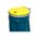 Zusatzbild Müllsackständer VAR WSK Wandgerät zur Wandmontage gelb