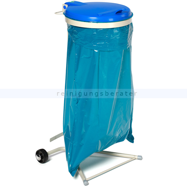 Müllsackständer VAR WSR 120 Müllsackhalter fahrbar blau
