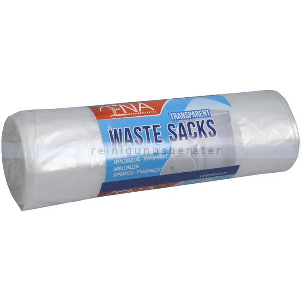 Müllsäcke Abena 100 L Transparent, 10 Stück/Rolle