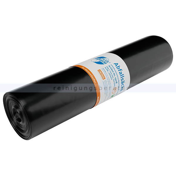 Müllsäcke Deiss PREMIUM 120 L Typ 60 schwarz 25 Stück/Rolle