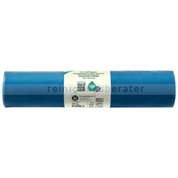 Müllsäcke EcoPlasta blau 120 L 33 my (Typ 60) 25 Stück/Rolle