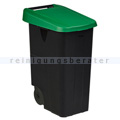 Mülltonne Curver Abfallbehälter mobil grün 90 L