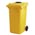 Zusatzbild Mülltonne ESE Container mit Glasrosette 240 L Gelb