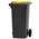 Zusatzbild Mülltonne ESE Kunststoff 120 L grau gelb