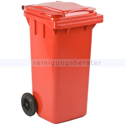 Mülltonne ESE Kunststoff 120 L rot