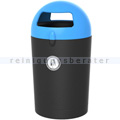 Mülltonne Metro Dome Müllbehälter 100 L schwarz blau