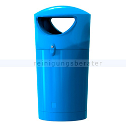 Mülltonne Metro Hooded Müllbehälter 100 L blau