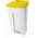 Zusatzbild Mülltonne Orgavente Contiplast Abfallbehälter 120L weiß-gelb