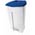 Zusatzbild Mülltonne Orgavente Contiplast fahrbar 120 L weiß-blau
