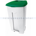 Mülltonne Orgavente Contiplast fahrbar 120 L weiß-grün