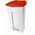 Zusatzbild Mülltonne Orgavente Contiplast fahrbar 120 L weiß-rot