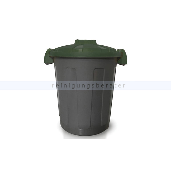 Mülltonne Orgavente Plastic second life grau-grün 25 L