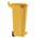 Zusatzbild Mülltonne Rossignol Boggy fahrbahr mit Pedal 90 L gelb/gelb