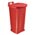 Zusatzbild Mülltonne Rossignol Boggy fahrbahr mit Pedal 90 L rot/rot