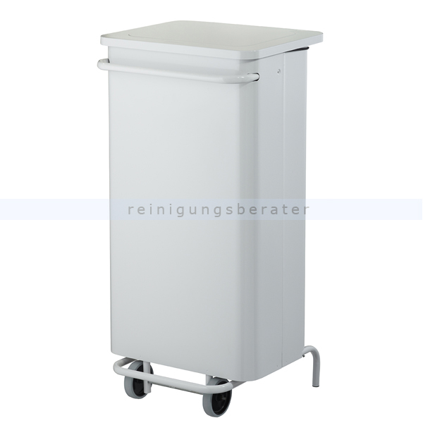 Mülltonne Rossignol Collecroule Carene Stahl 110 L weiß