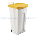 Mülltonne Rossignol Fahrbarer Abfallbehälter BOOGY 90 l gelb