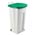 Zusatzbild Mülltonne Rossignol Fahrbarer Abfallbehälter BOOGY 90 l grün