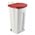 Zusatzbild Mülltonne Rossignol Fahrbarer Abfallbehälter BOOGY 90 l rot