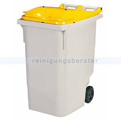 Mülltonne Rossignol Korok 340 L Kunststoff grau/gelb
