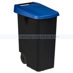 Mülltonne Rossignol Movatri fahrbar 85 L schwarz/blau