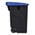 Zusatzbild Mülltonne Rossignol Movatri fahrbar 85 L schwarz/blau