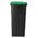 Zusatzbild Mülltonne Rossignol Movatri fahrbar 85 L schwarz/grün
