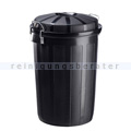 Mülltonne Rossignol Müllbehälter Bazi schwarz 95 L