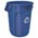 Zusatzbild Mülltonne Rubbermaid Brute Container 121 L blau
