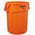 Zusatzbild Mülltonne Rubbermaid Brute Container 121 L orange