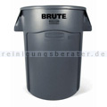 Mülltonne Rubbermaid Brute Container mit Rädern 166,5 L grau