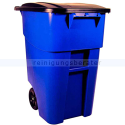Mülltonne Rubbermaid BRUTE Rollcontainer blau 189,3 L