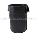 Mülltonne Rubbermaid Brute Utility rund 166,5 L Schwarz