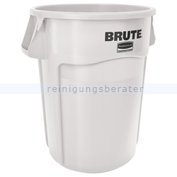 Mülltonne Rubbermaid Brute Utility rund 166,5 L Weiß