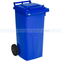 Mülltonne VAR Kunststoff Müllbehälter 120 L blau